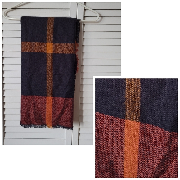 Accessories - MIXIT Plaid Blanket Scarf